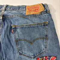 Levi's Custom Oasis Graphic Patchwork Jeans
