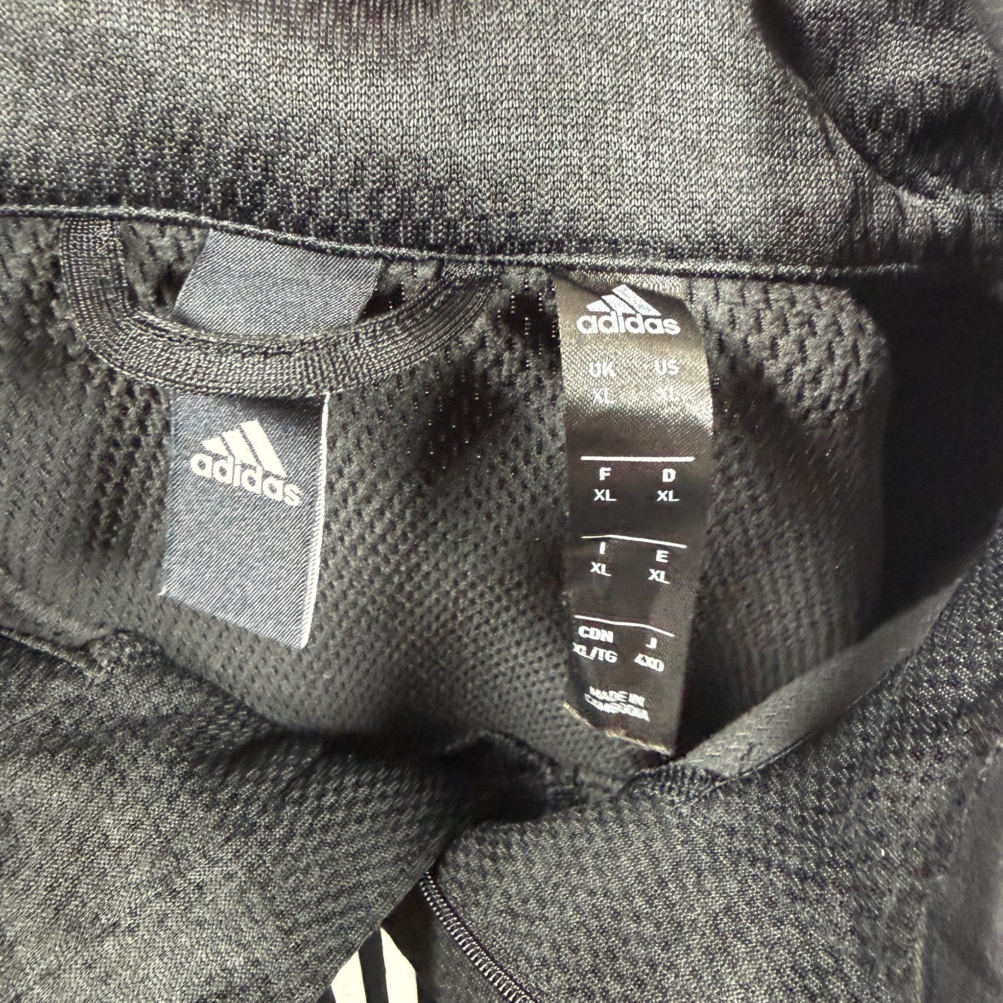 Adidas black Climalite 1/4 zip pullover sweatshirt