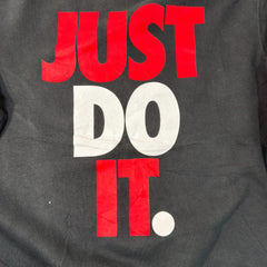 Nike Just Do It Sweatshirt Black Red White