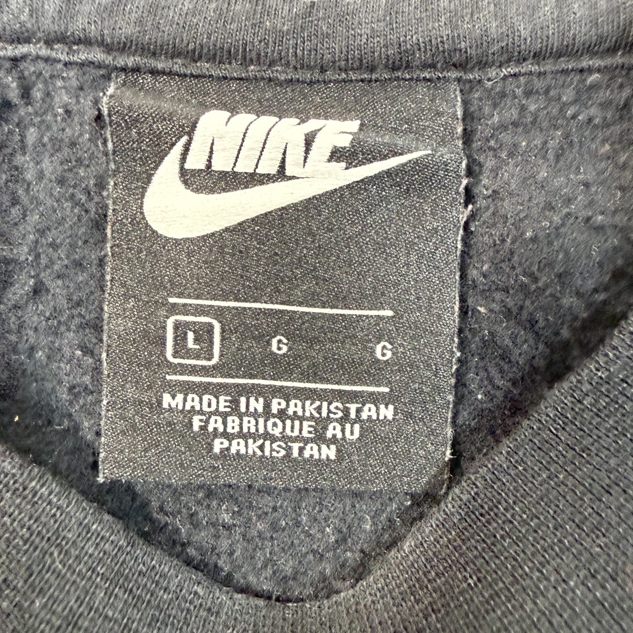 Nike Just Do It Sweatshirt Black Red White