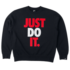 Nike Just Do It Sweatshirt Black Red White