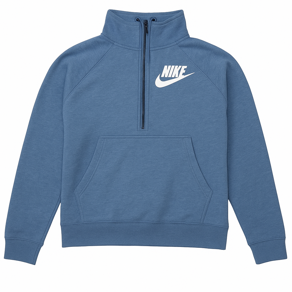 Nike 1/2 Zip Blue Fleece