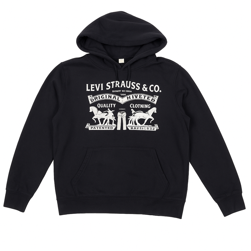 Levi's Black Graphic Hoodie