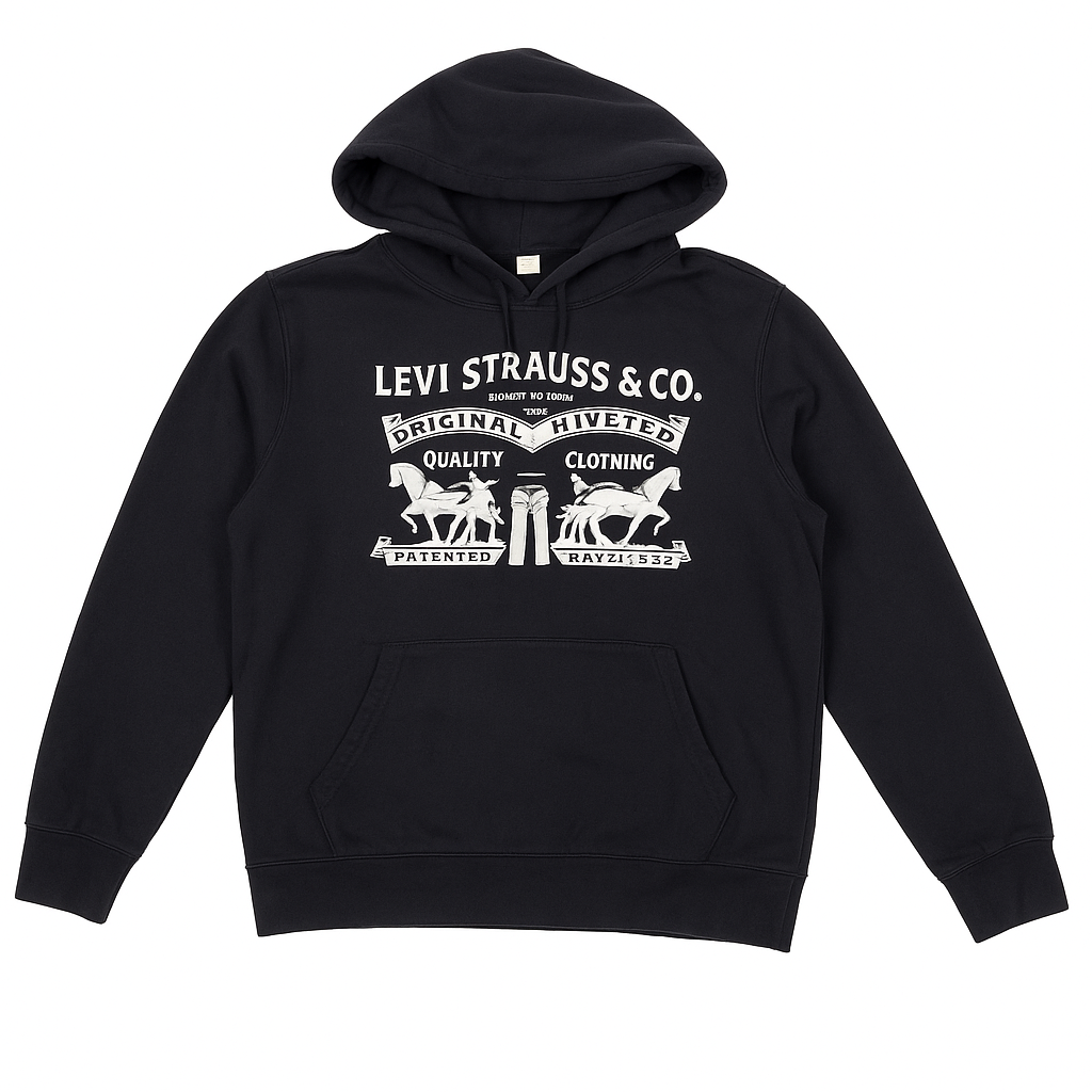 Levi's Black Graphic Hoodie