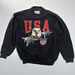 Vintage USA Eagle Graphic Sweatshirt Desert Shield
