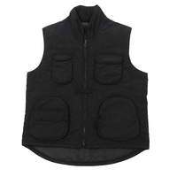 Nautica Jeans Company Black Utility Gilet Vest