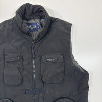 Nautica Jeans Company Black Utility Gilet Vest