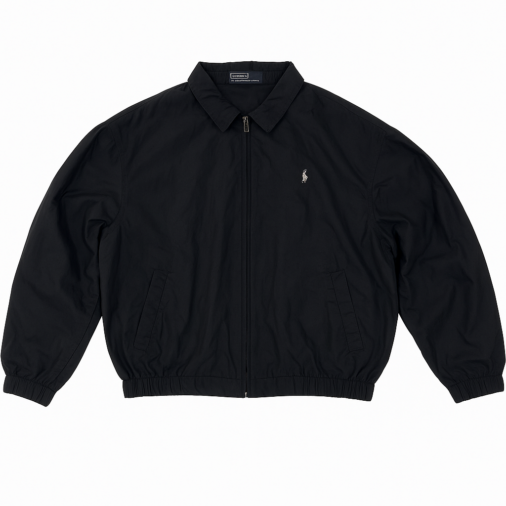 Ralph Lauren Polo Black Harrington Jacket