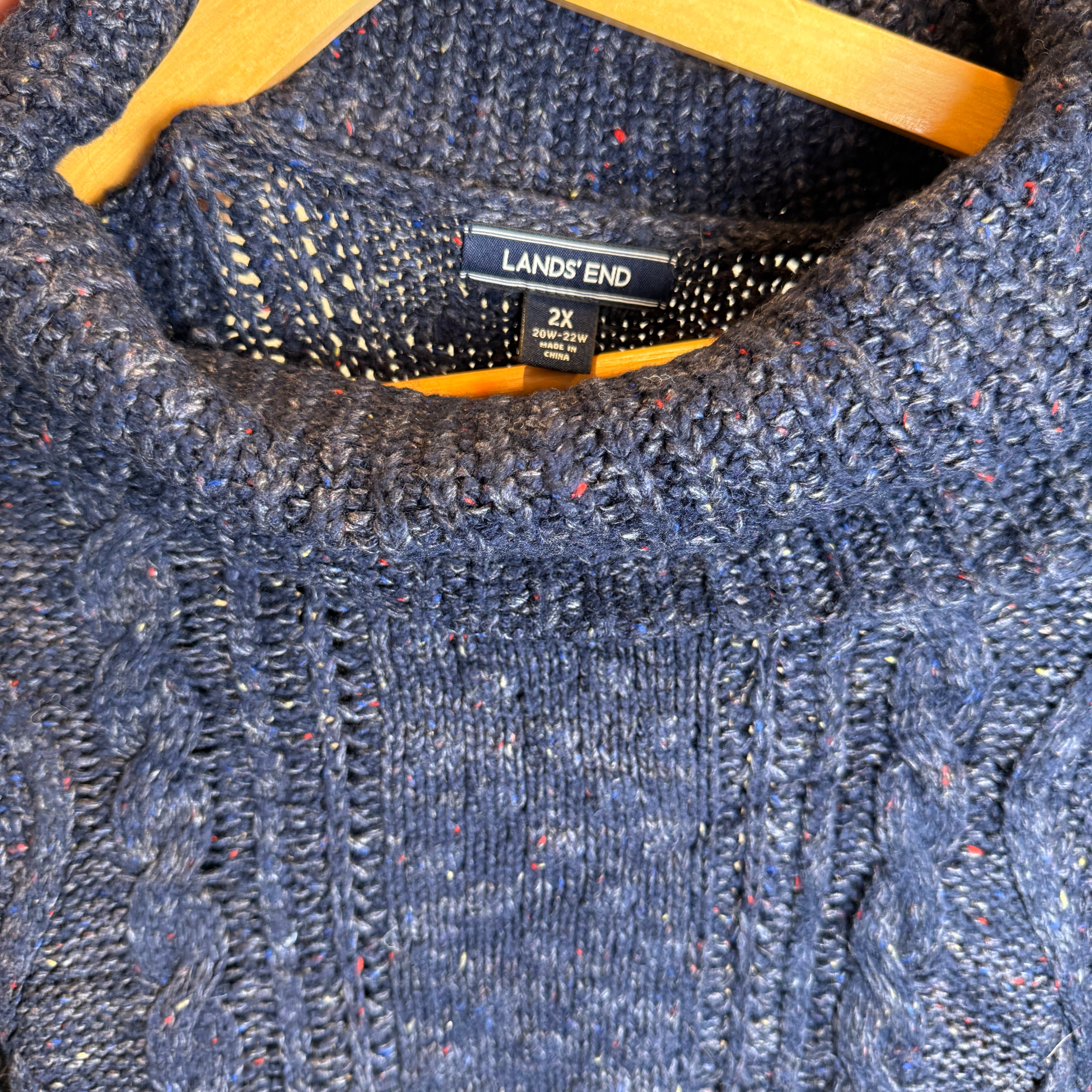 Land’s End Women’s High Neck Woven Pullover – P619