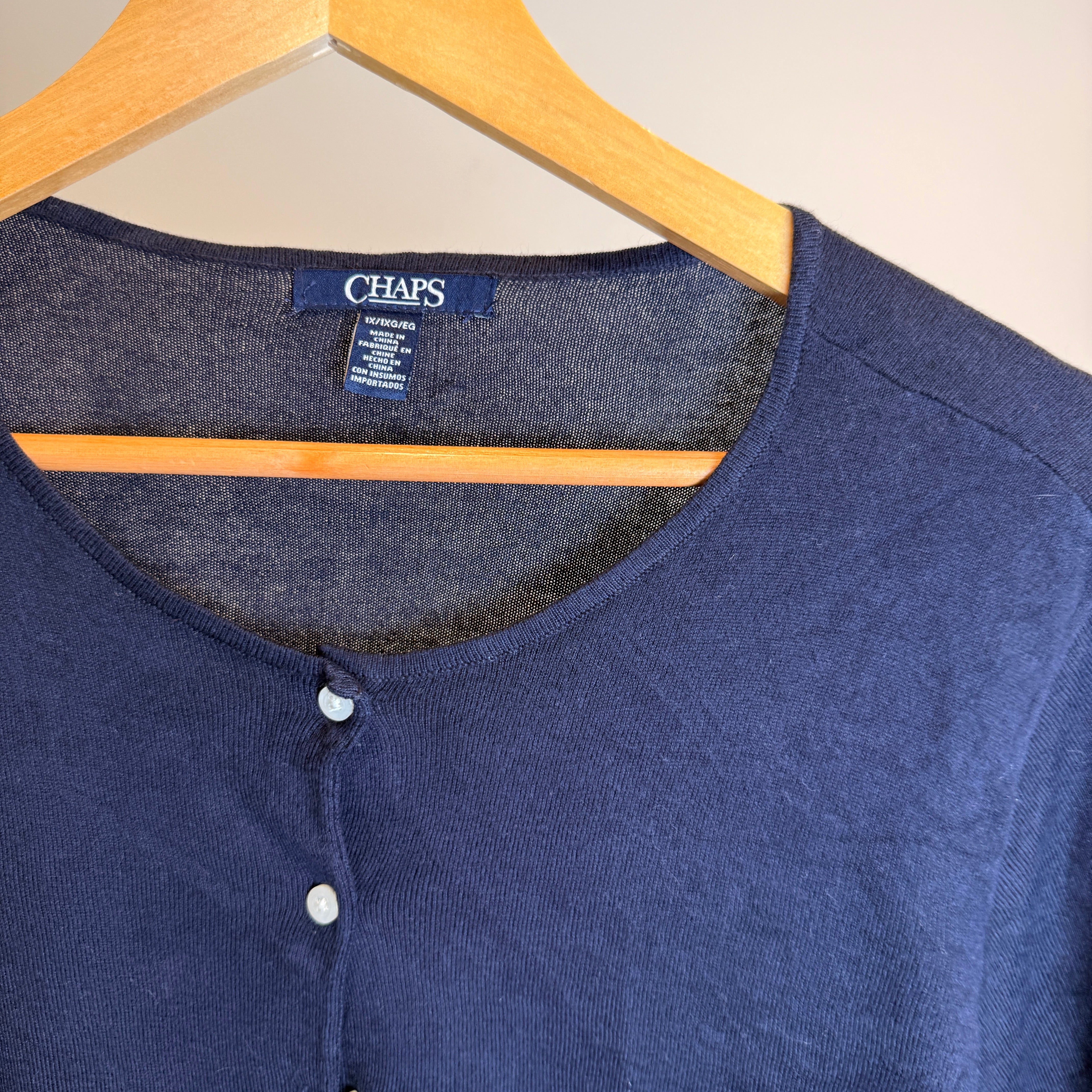 Chaps Women’s Cotton Cardigan – P621