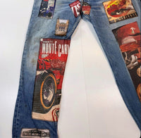 Levi's 501xx Jeans with Monte Carlo Graphic Patches