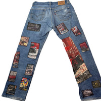 Levi's 501xx Jeans with Monte Carlo Graphic Patches