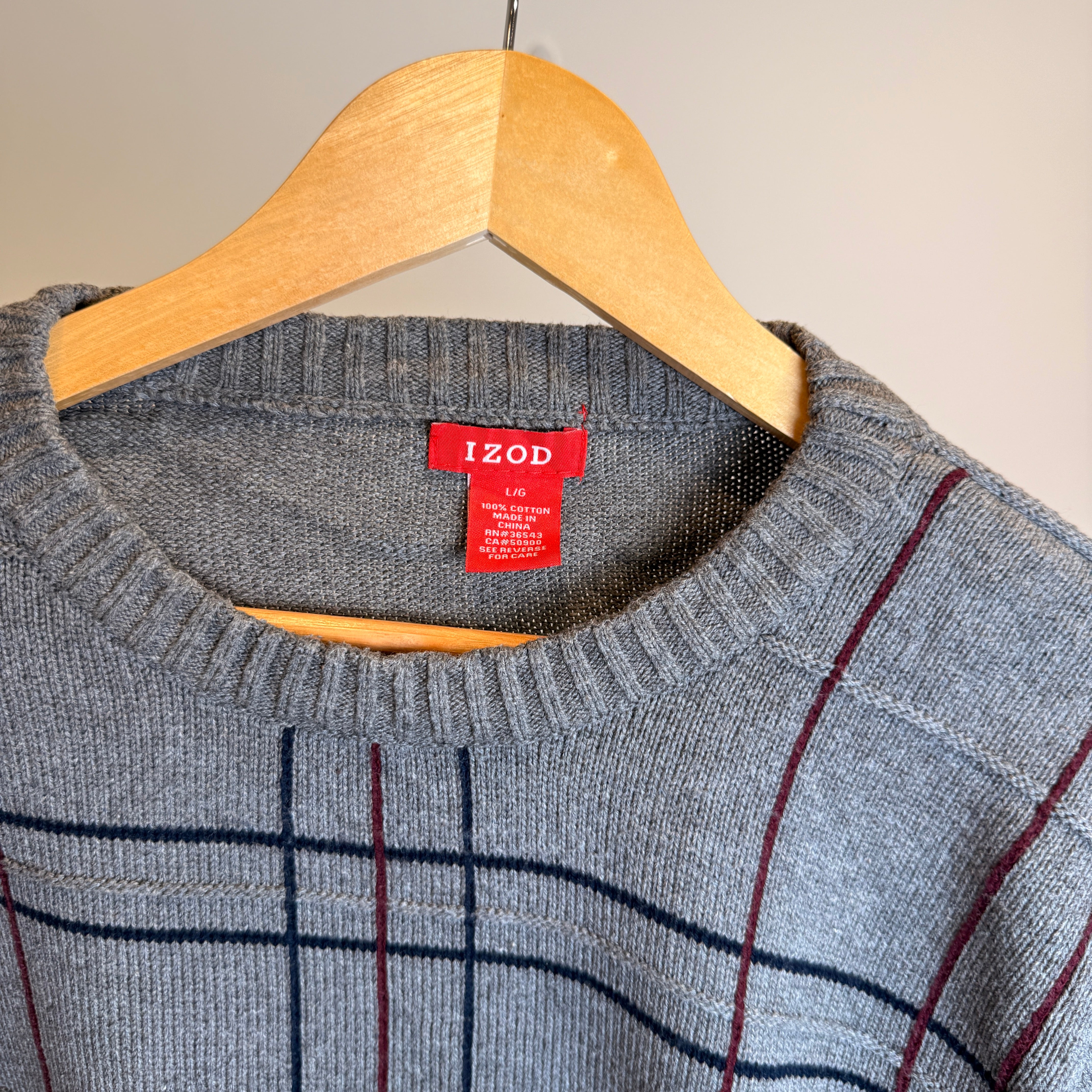 IZOD Men’s Cotton Crewneck Jumper – P625