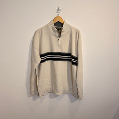 Eddie Bauer Men’s 1/4 Zip Cotton Pullover – P628