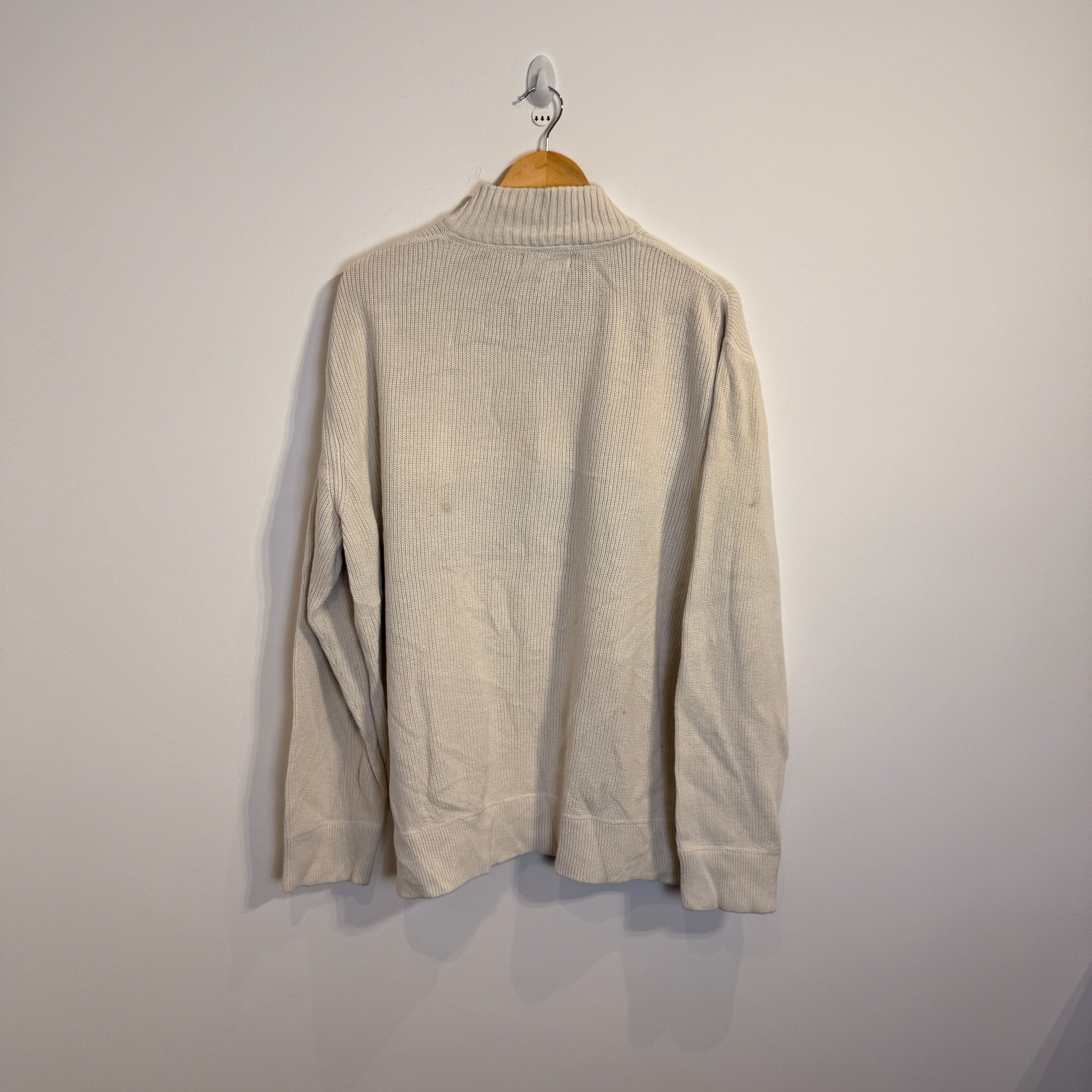 Eddie Bauer Men’s 1/4 Zip Cotton Pullover – P628