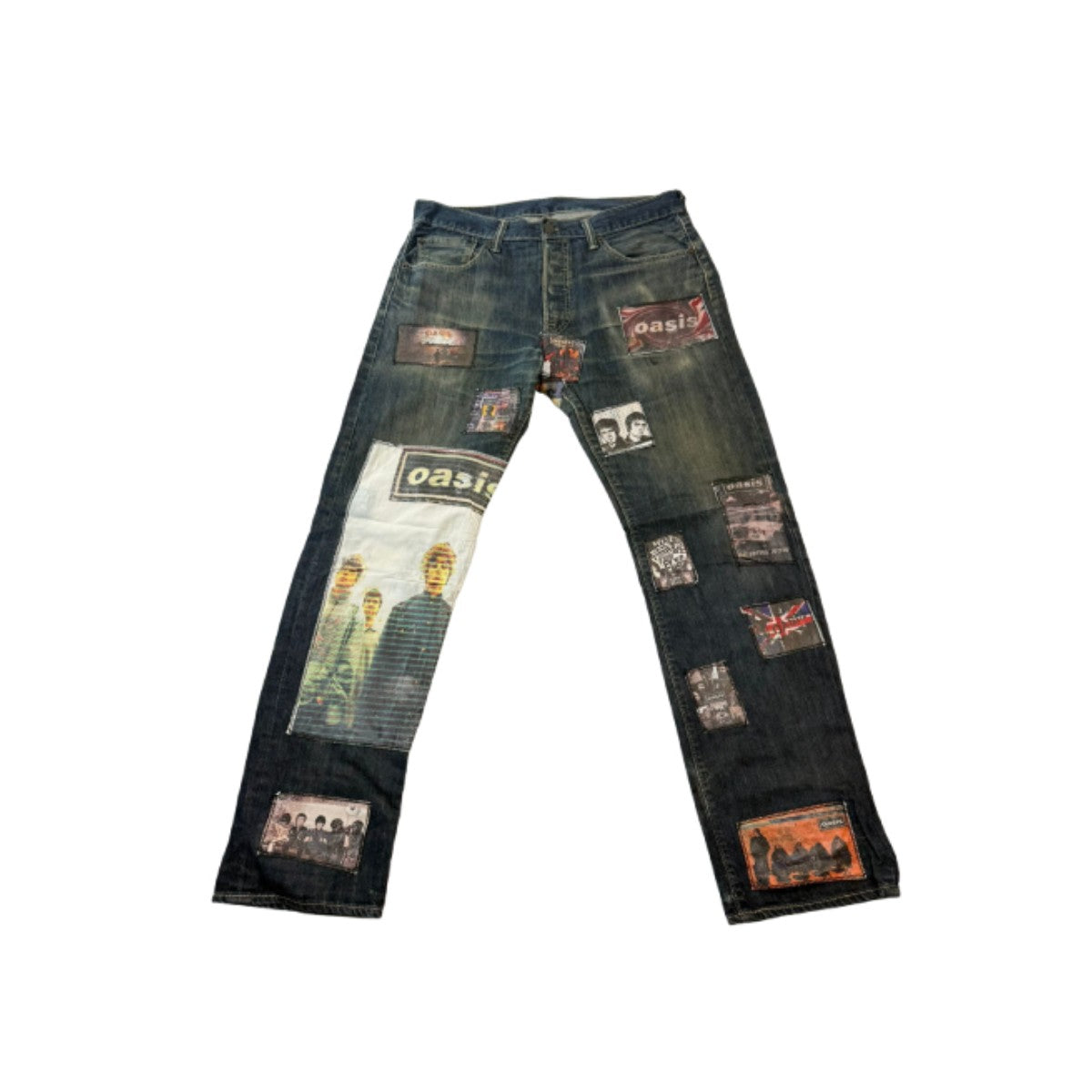 Levi's 501 Custom Oasis Patched Jeans