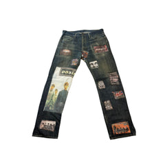 Levi's 501 Custom Oasis Patched Jeans