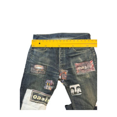 Levi's 501 Custom Oasis Patched Jeans