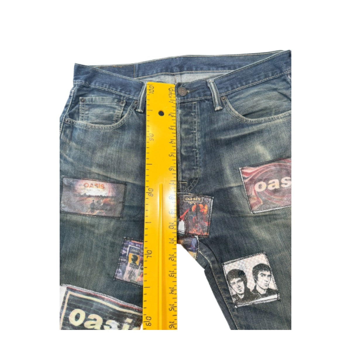 Levi's 501 Custom Oasis Patched Jeans