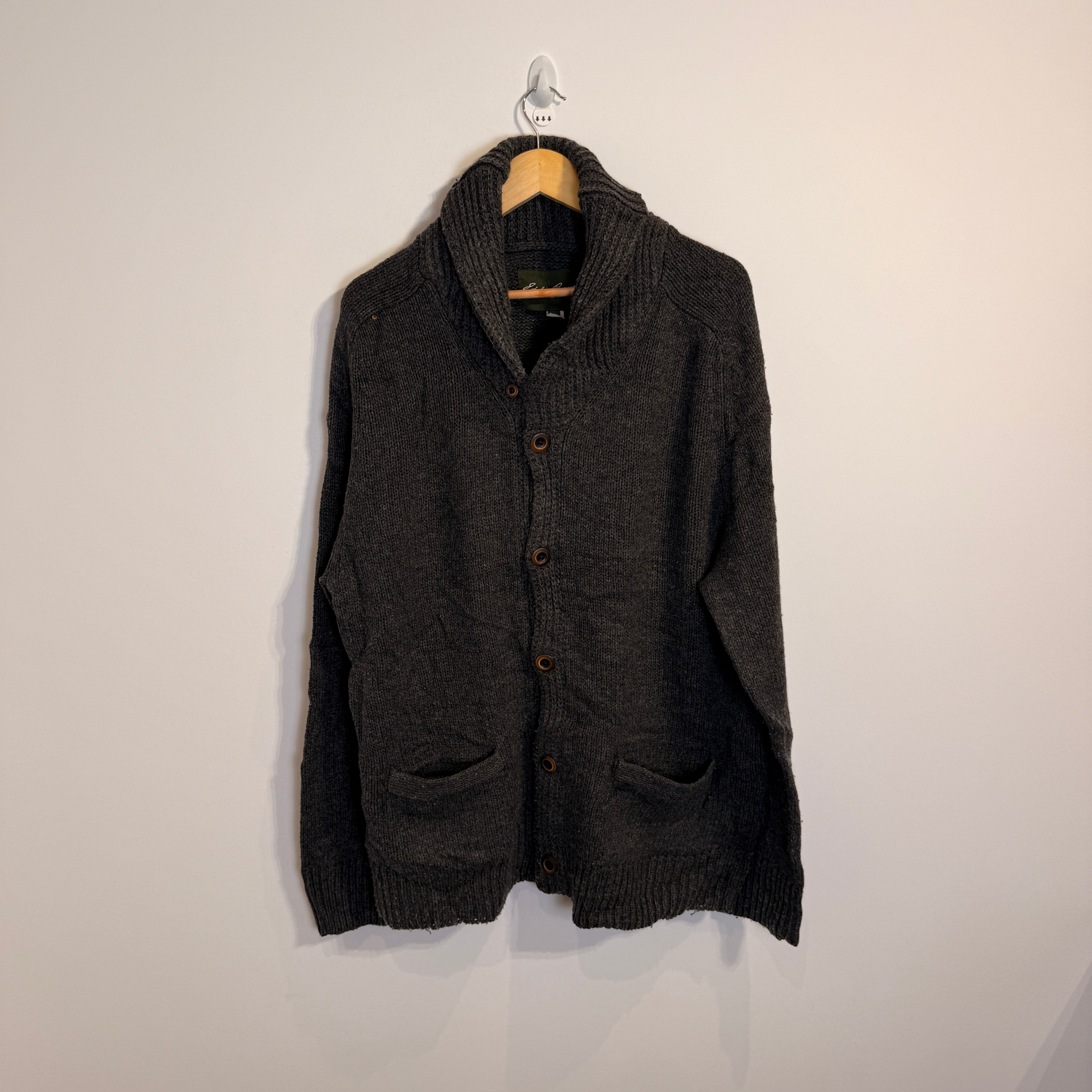 Eddie Bauer Men’s Wool Blend Cardigan – P630