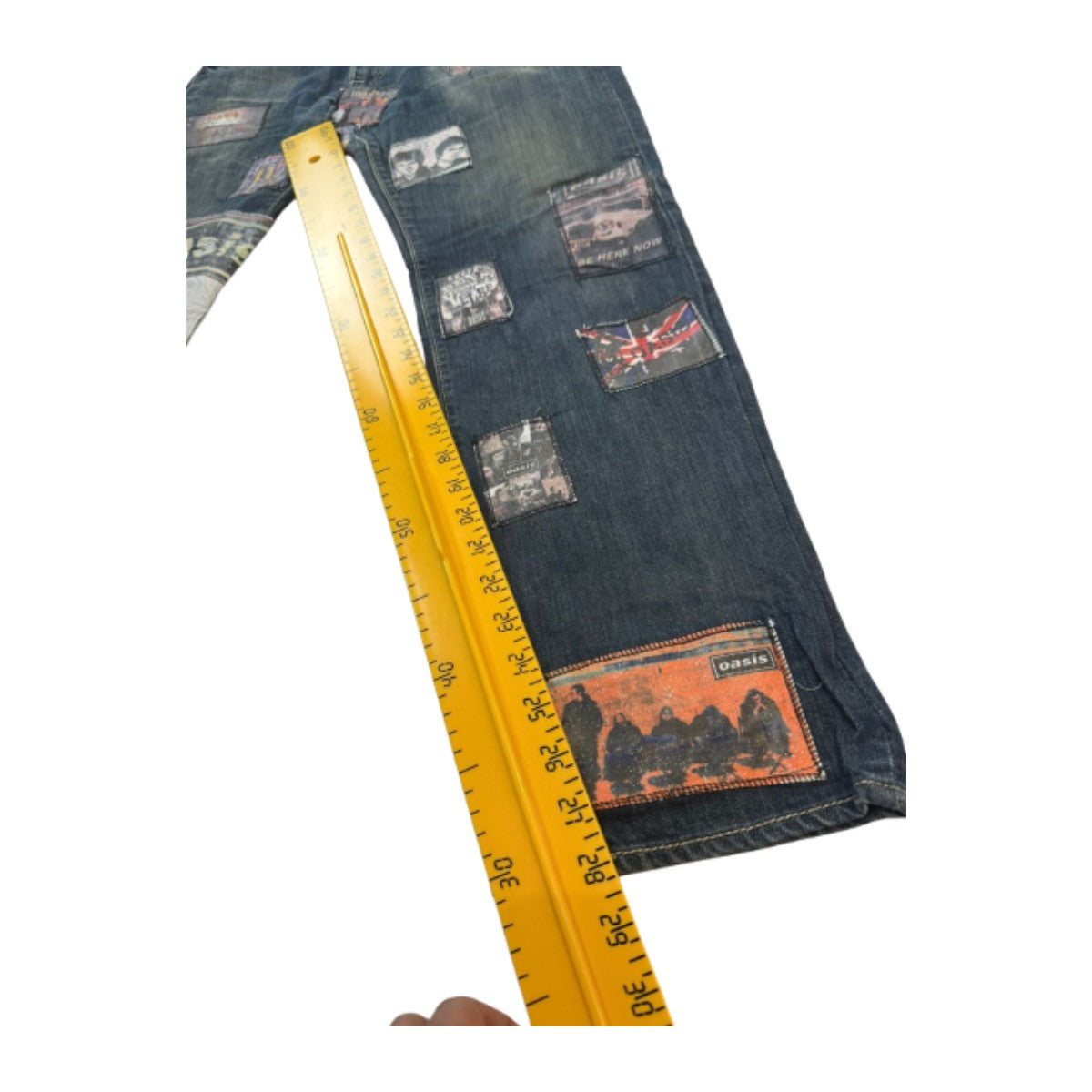 Levi's 501 Custom Oasis Patched Jeans