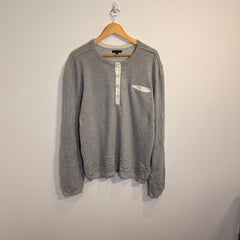 GAP Men’s 1/4 Button-Up Crewneck Jumper – P639