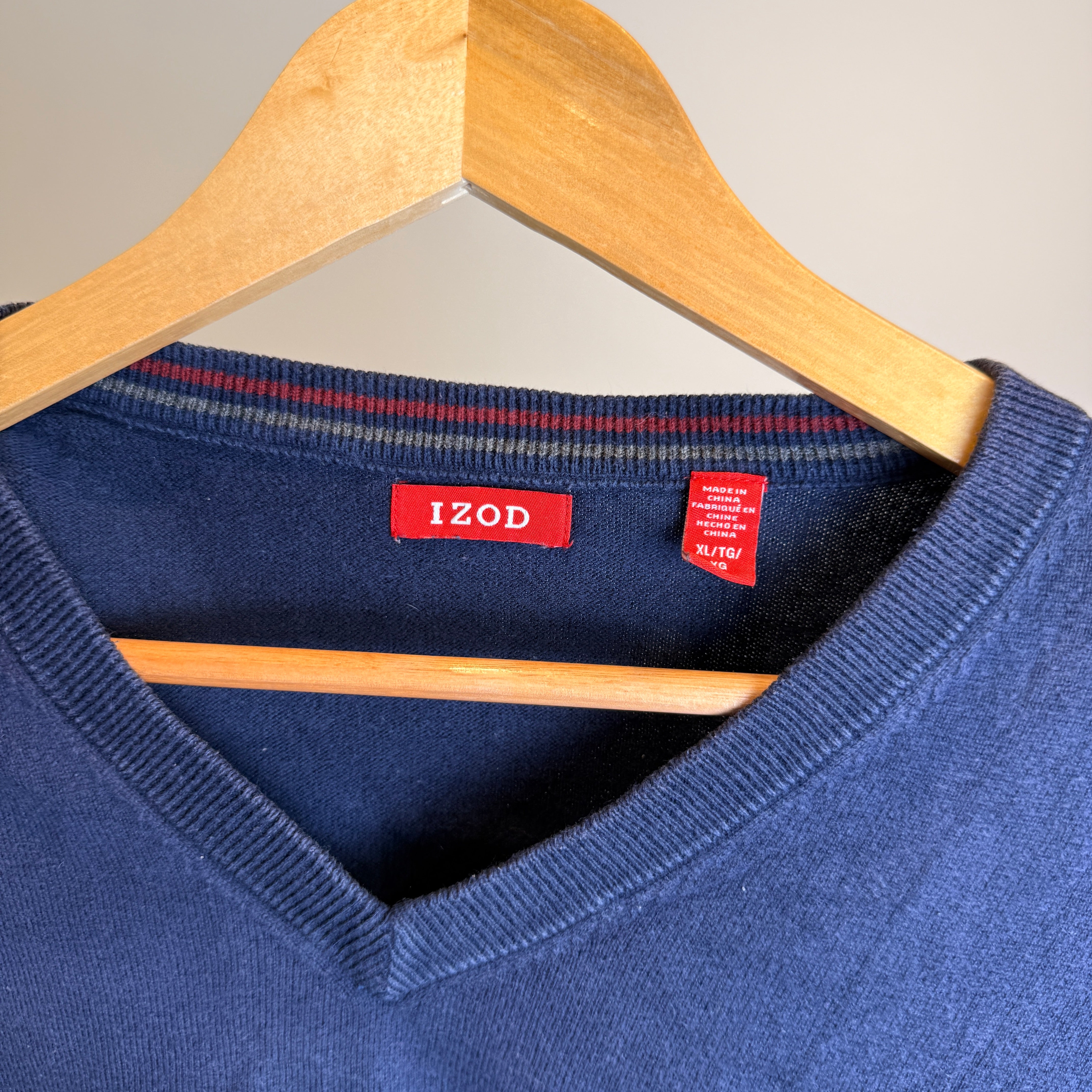 IZOD Men’s Navy Blue Cotton Vest – P642