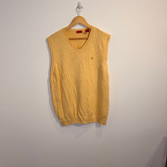 IZOD Men’s Yellow Quilted Cotton Vest – P643