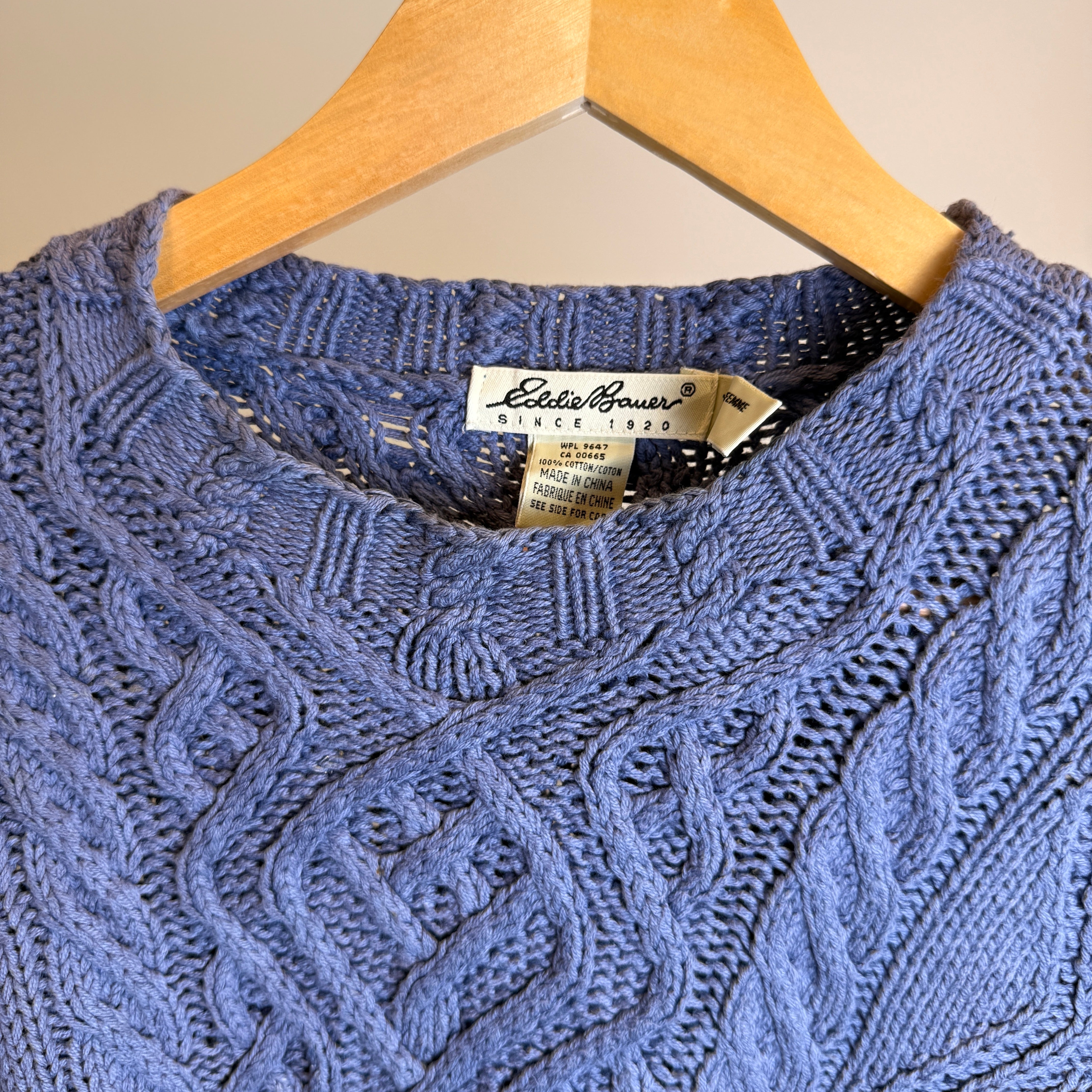 Eddie Bauer Women’s Purple Knitted Jumper – P644