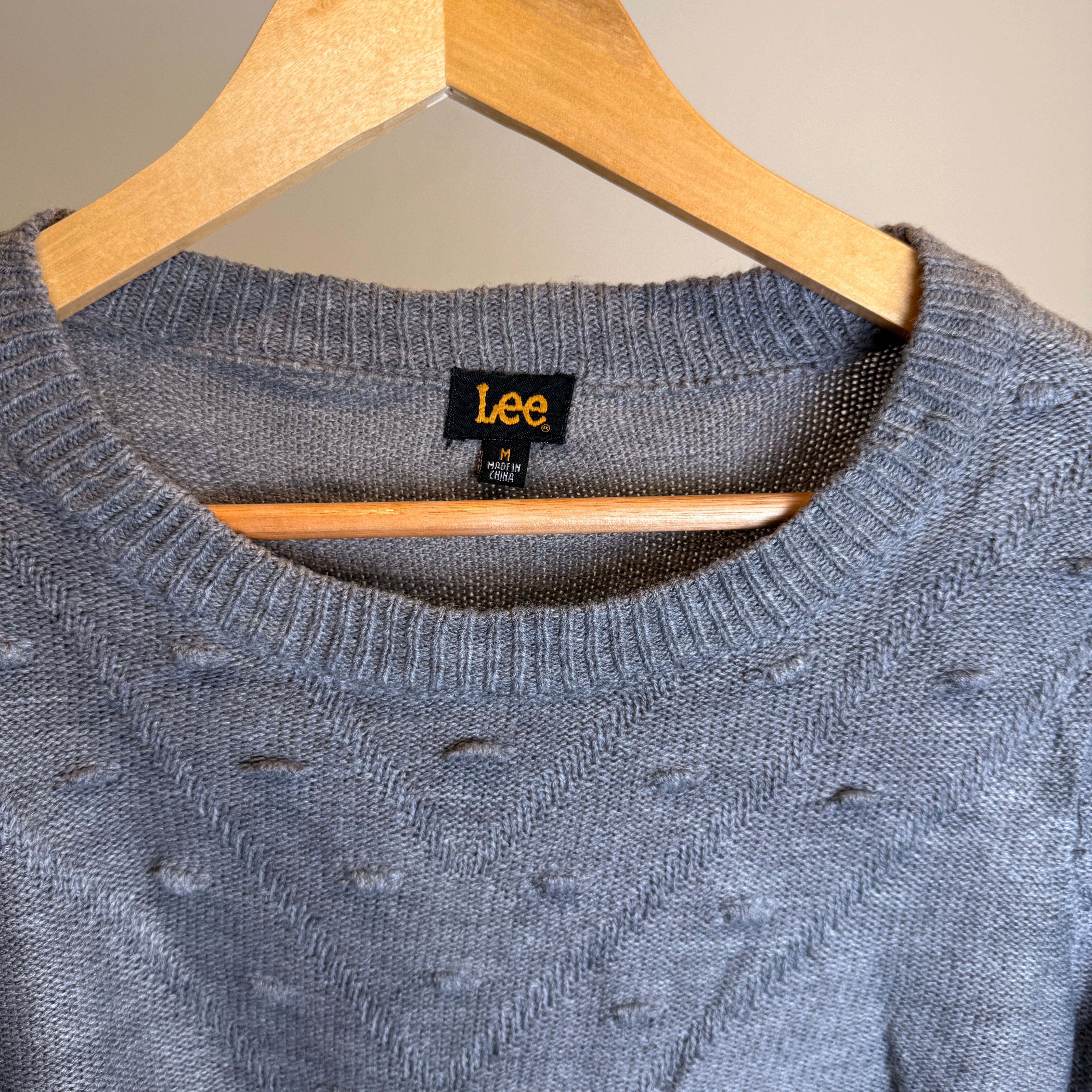 Lee Women’s Grey Crewneck Jumper – P645