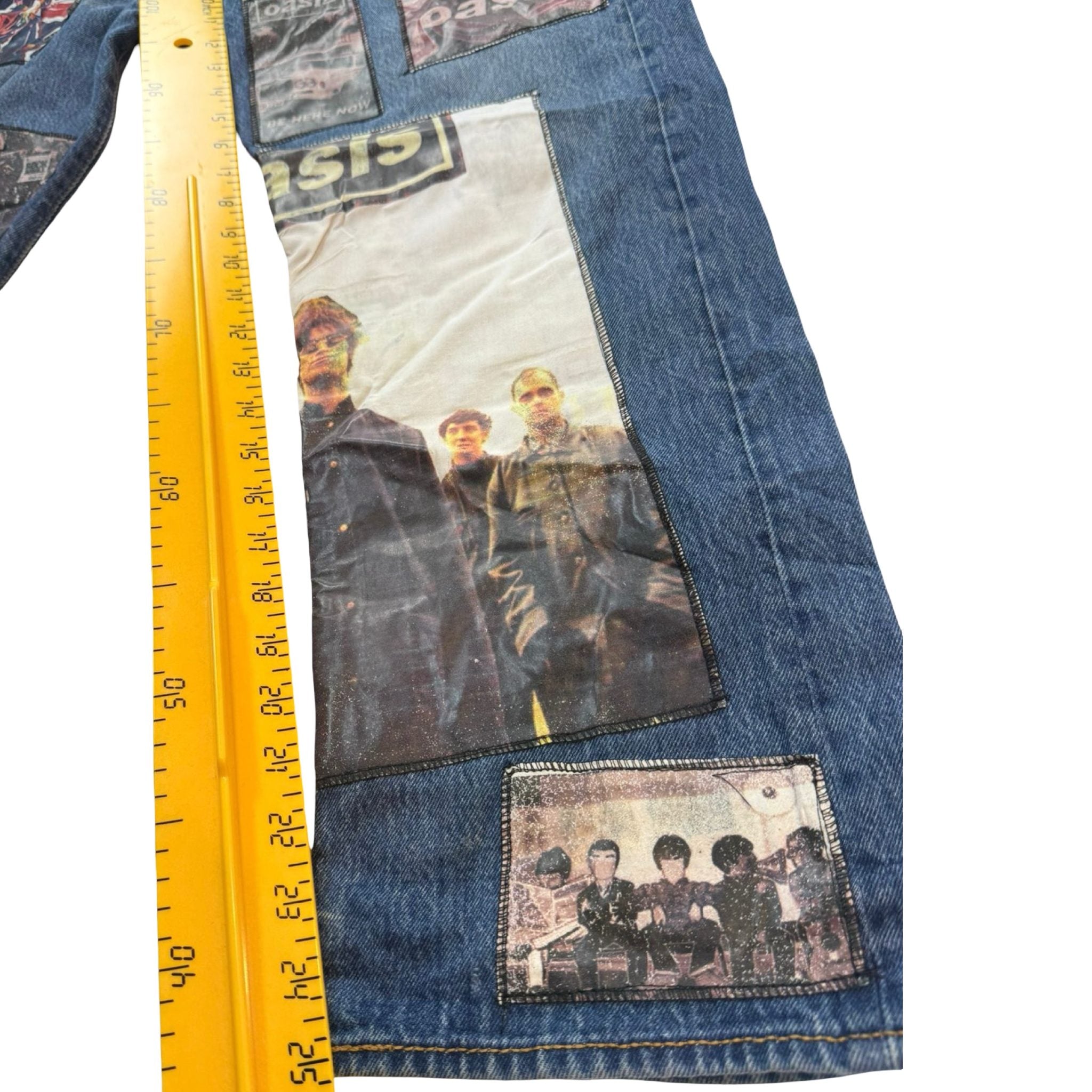 Levi's 501 Custom Oasis Patched Jeans