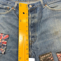 Levi's 501 Custom Oasis Patched Jeans