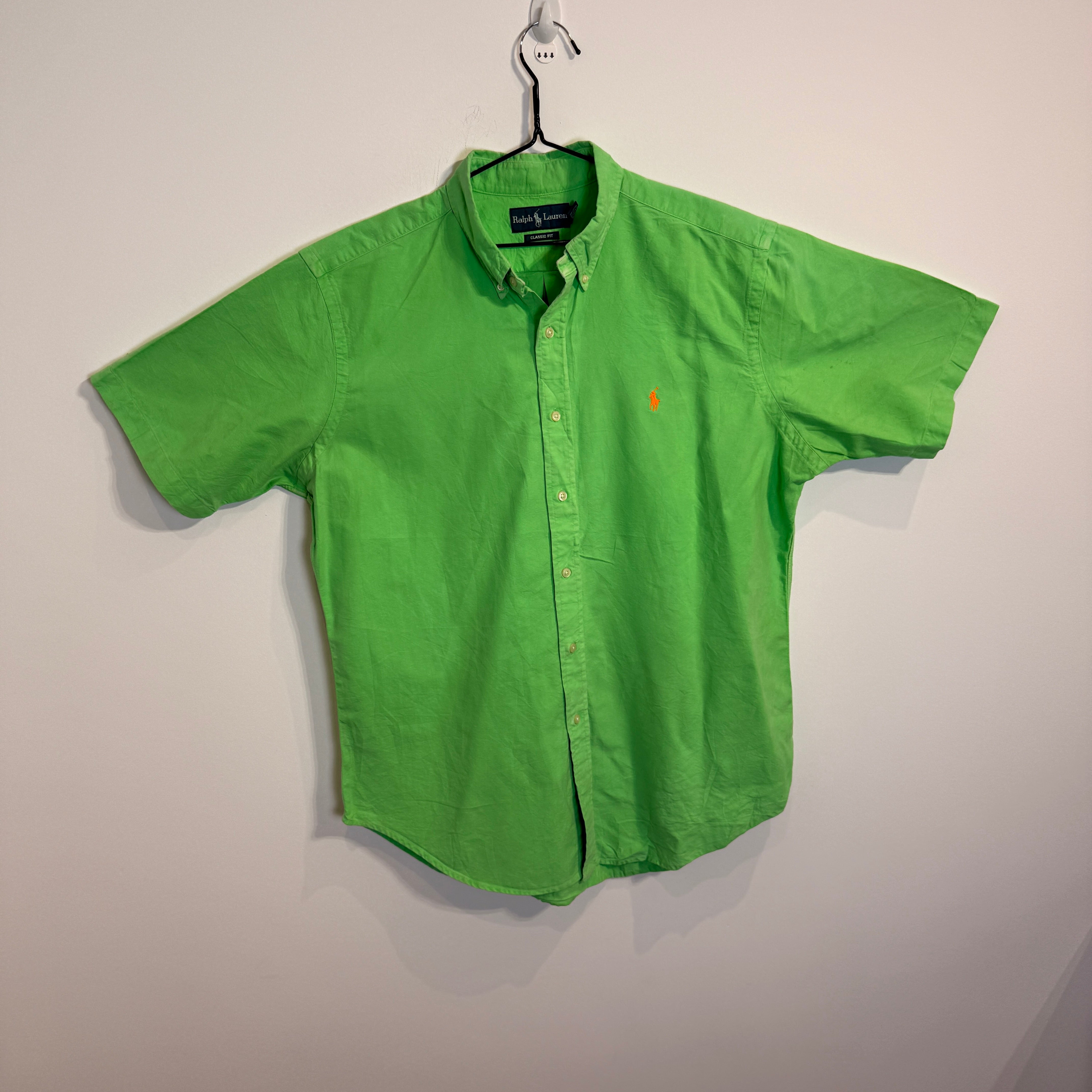 Ralph Lauren Men’s Classic Fit Short Sleeve Oxford Shirt – P653