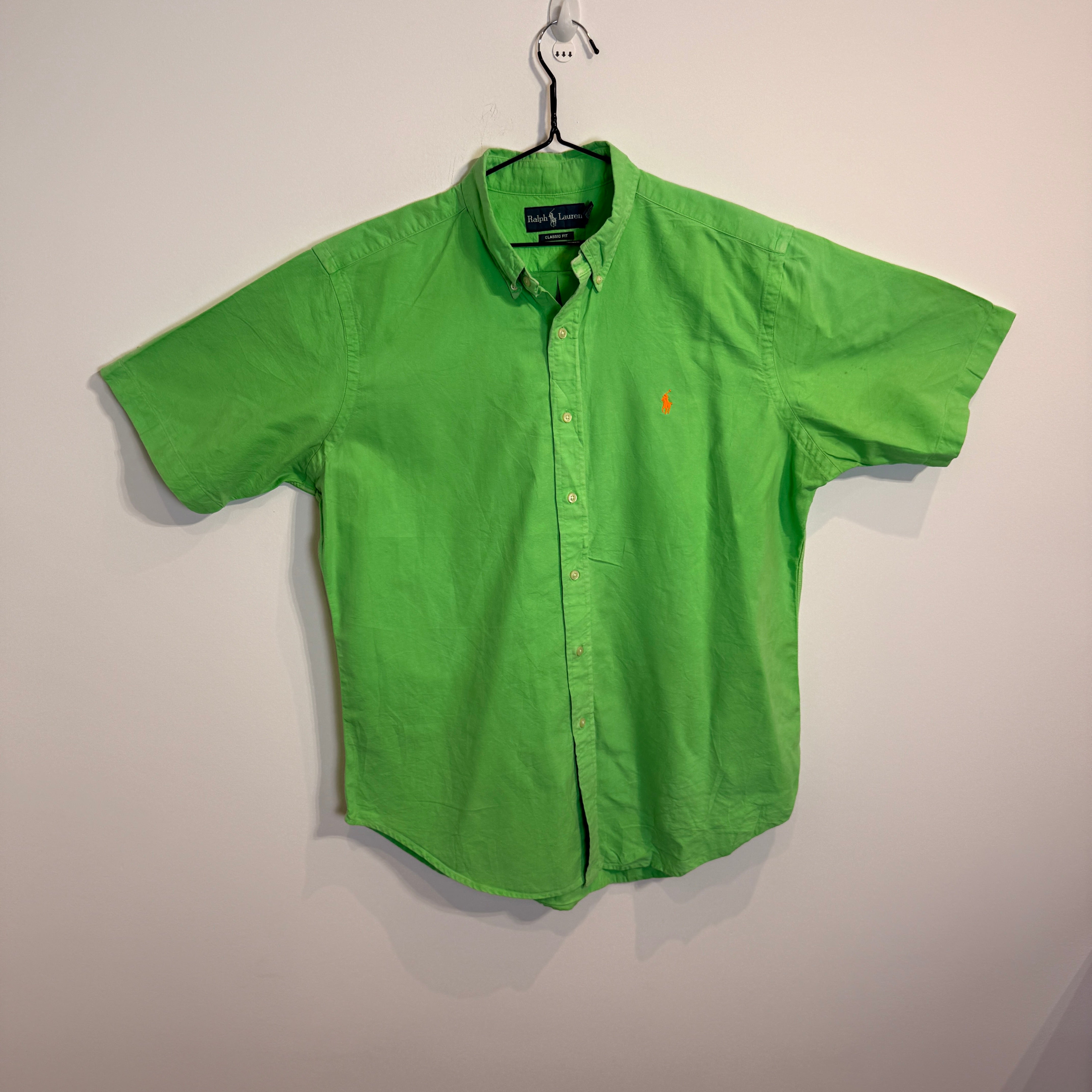 Ralph Lauren Men’s Classic Fit Short Sleeve Oxford Shirt – P653