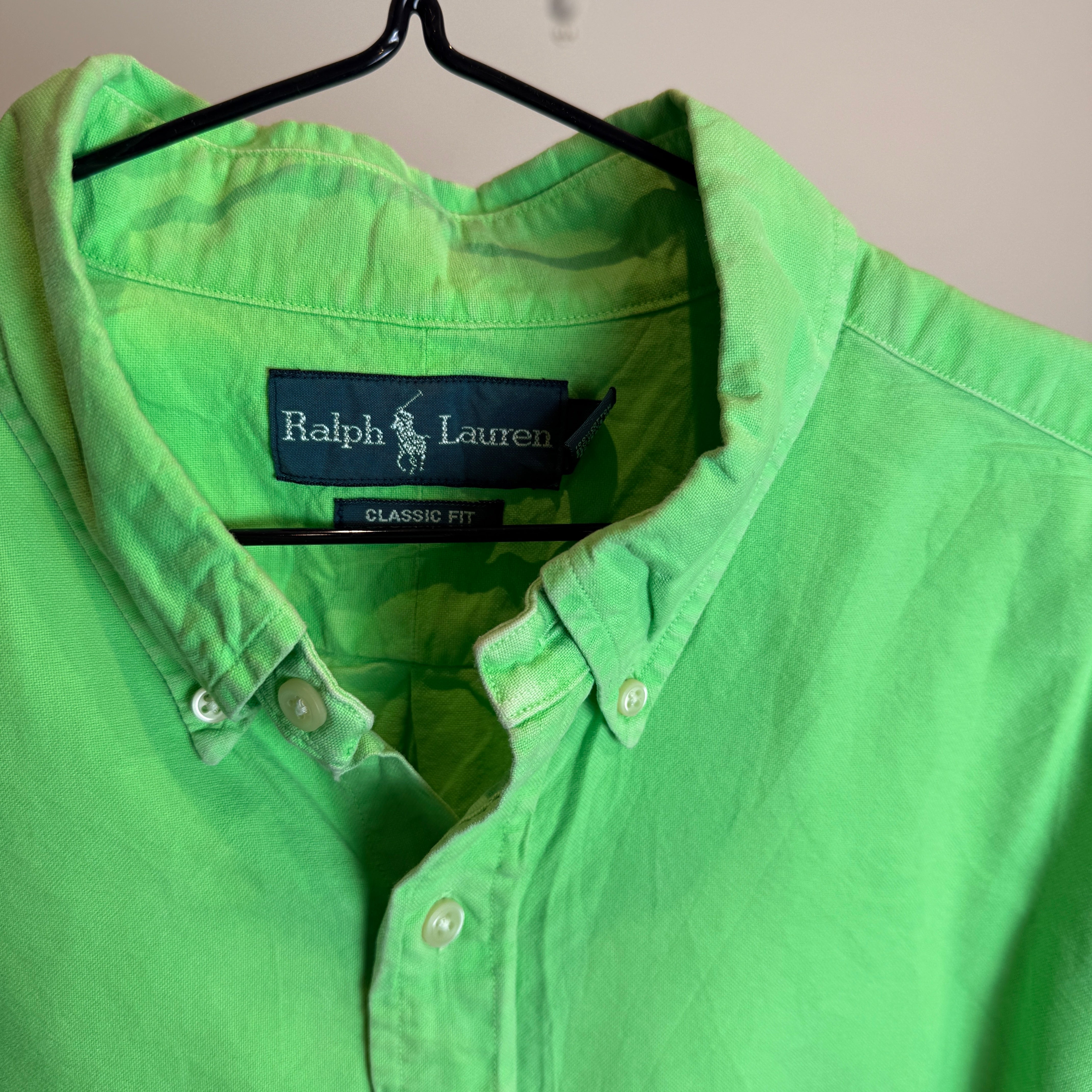 Ralph Lauren Men’s Classic Fit Short Sleeve Oxford Shirt – P653