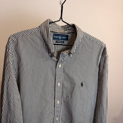 Ralph Lauren Men’s Striped Oxford Shirt – P657