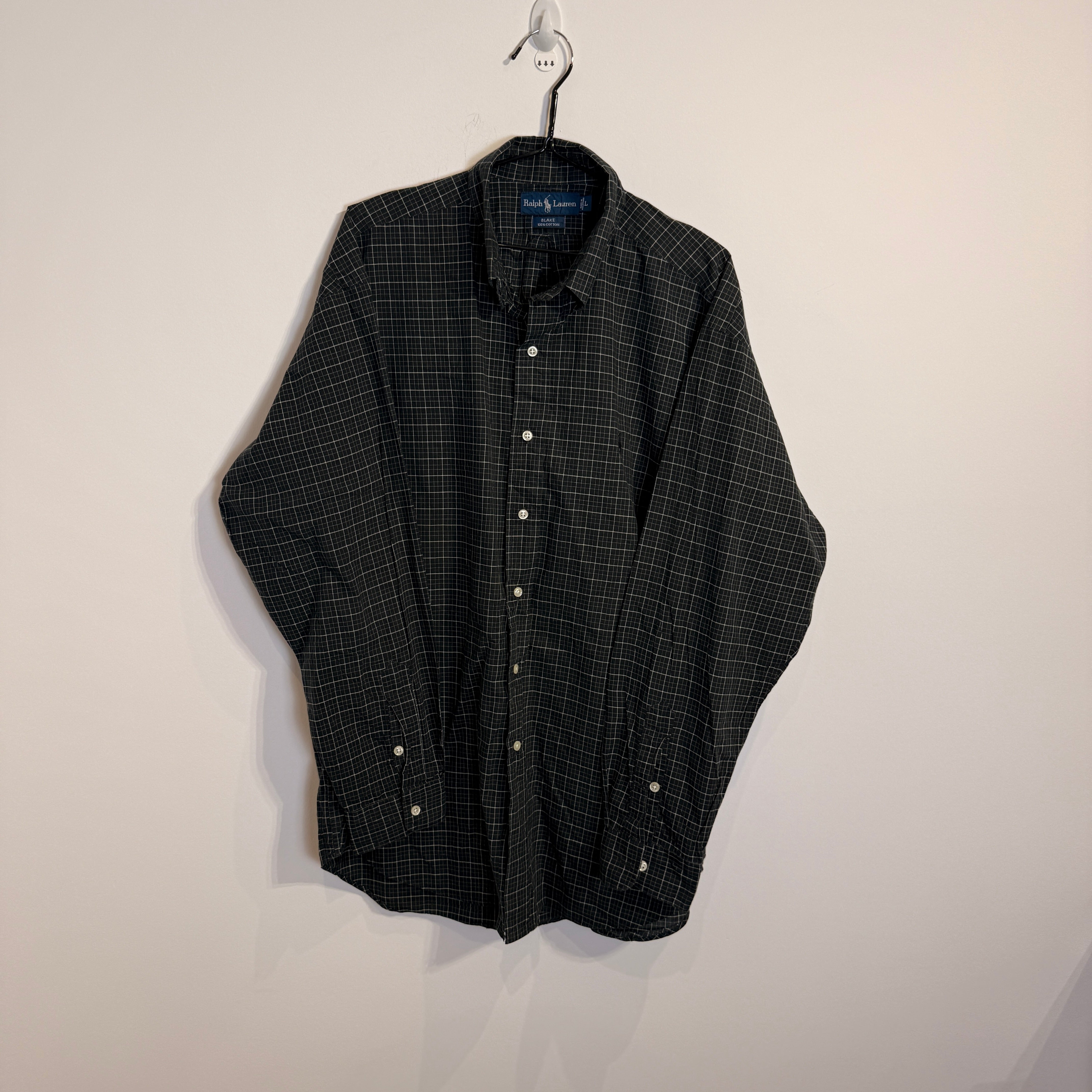 Ralph Lauren Men’s Blake Fit Grid Pattern Shirt – P658