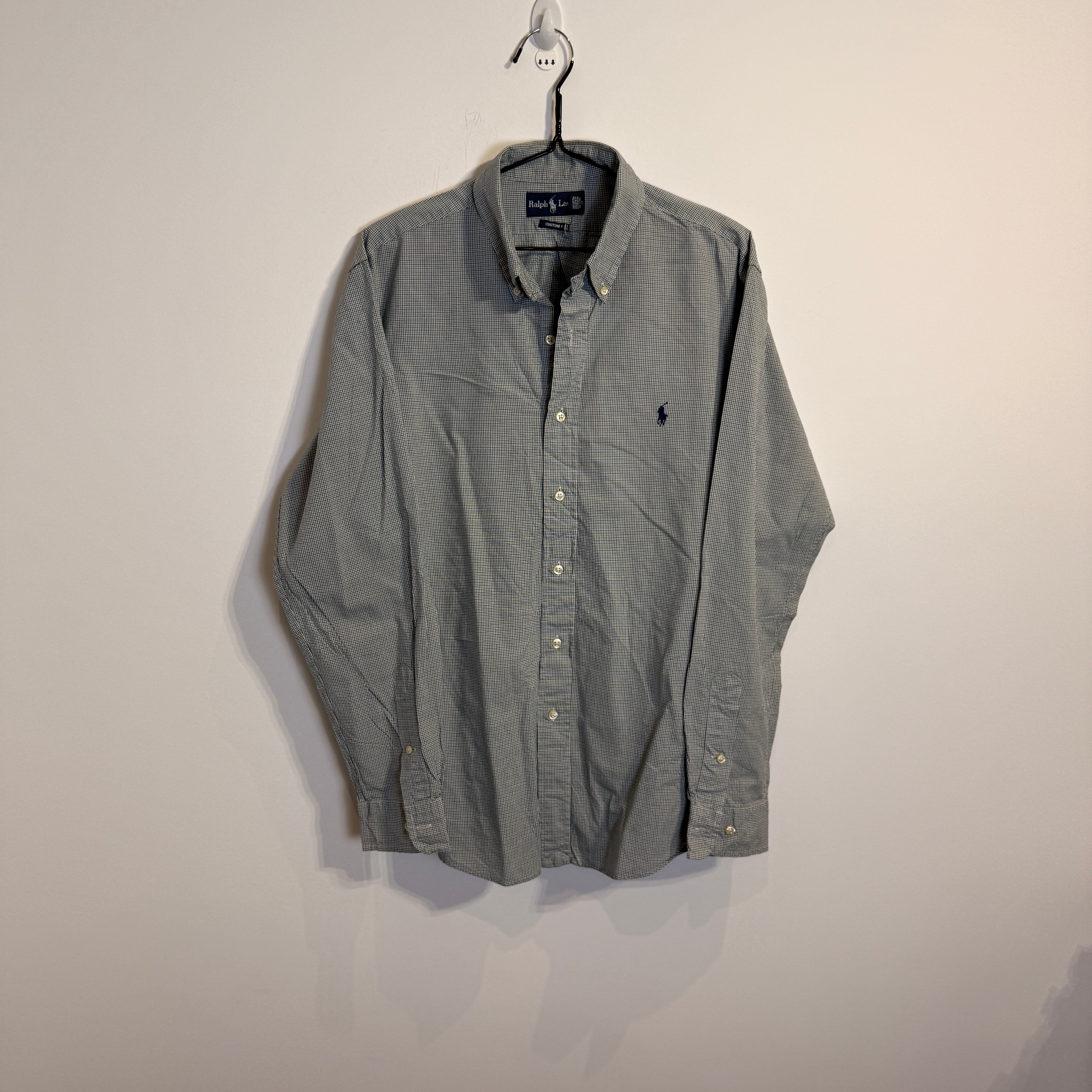 Ralph Lauren Kids Custom Fit Grid Pattern Oxford Shirt – P661