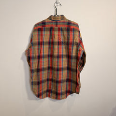 Ralph Lauren Men’s Classic Fit Retro Color Plaid Oxford Shirt – P662