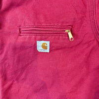 Carhartt Pink Sherpa-Lined Hooded Jacket