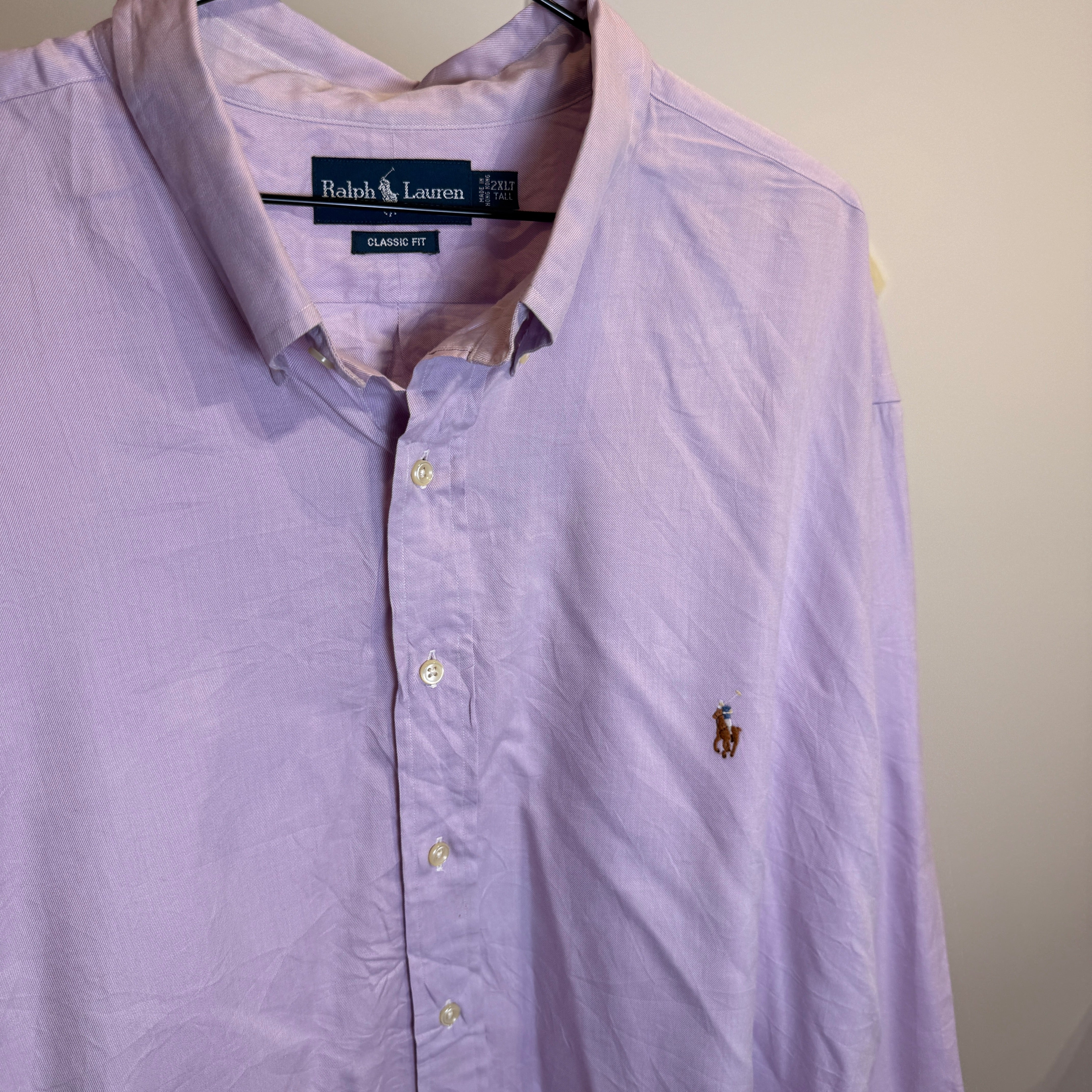 Ralph Lauren Men’s Lilac Tall Oxford Shirt – P669