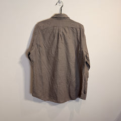 Ralph Lauren Men’s Brown Grid Pattern Oxford Shirt – P670