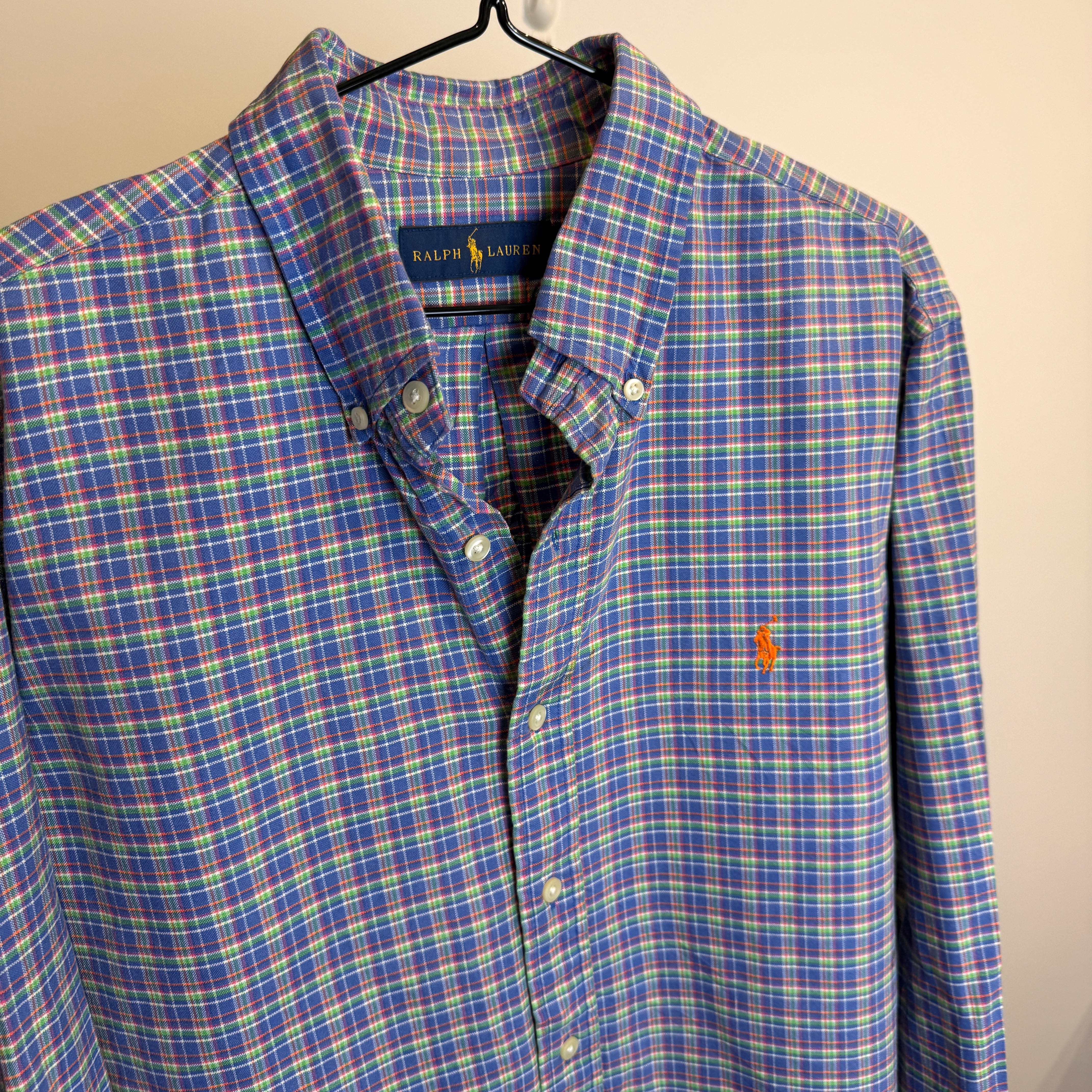 Ralph Lauren Men’s Multicolor Jacquard Oxford Shirt – P672