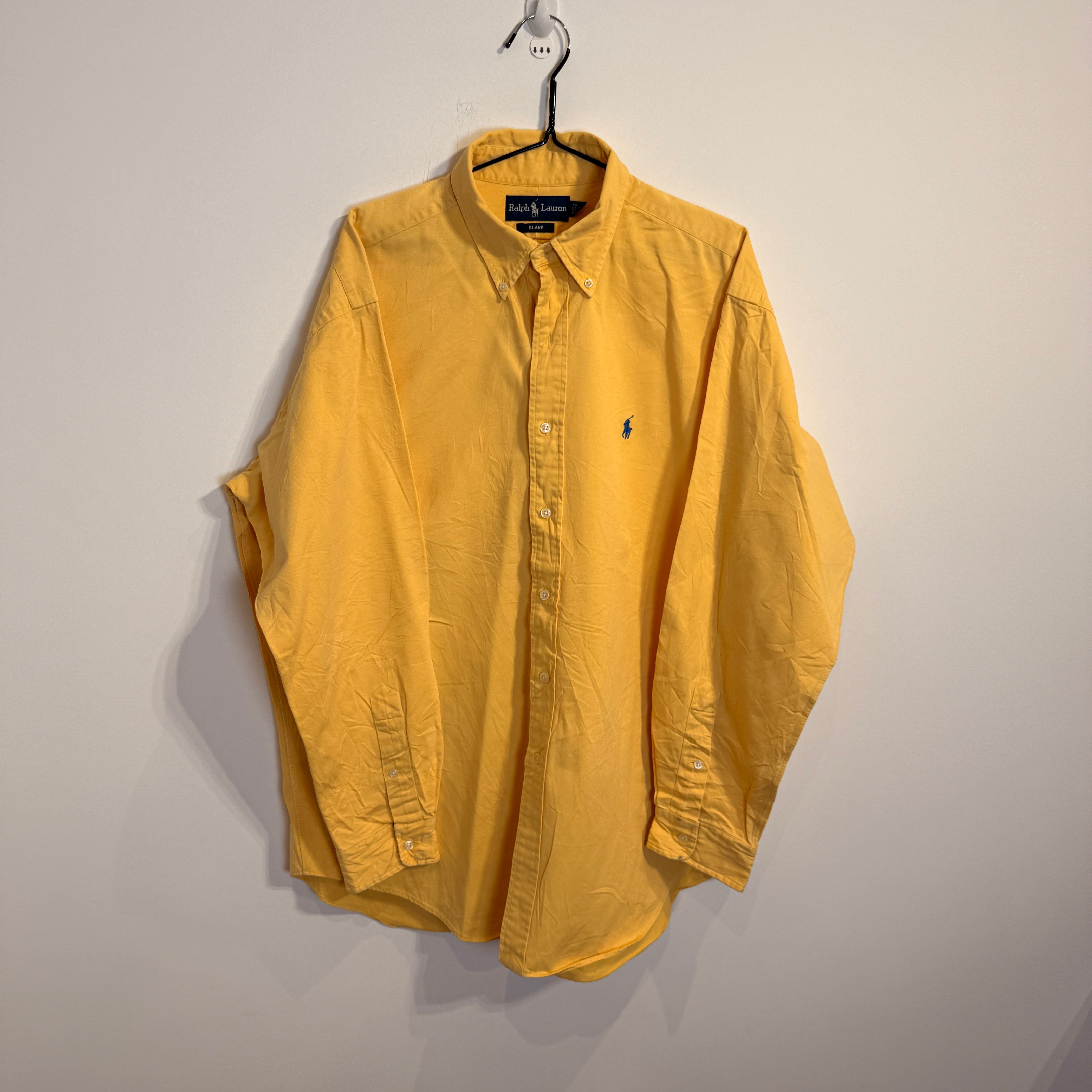 Ralph Lauren Men’s Yellow Blake Fit Oxford Shirt – P674