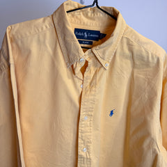 Ralph Lauren Men’s Yellow Blake Fit Oxford Shirt – P674
