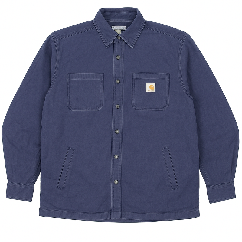 Carhartt Navy Canvas Shirt Jacket
