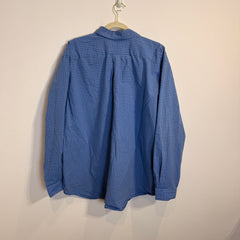 Ralph Lauren Men’s Blue Grid Oxford Short Sleeve Shirt – P678