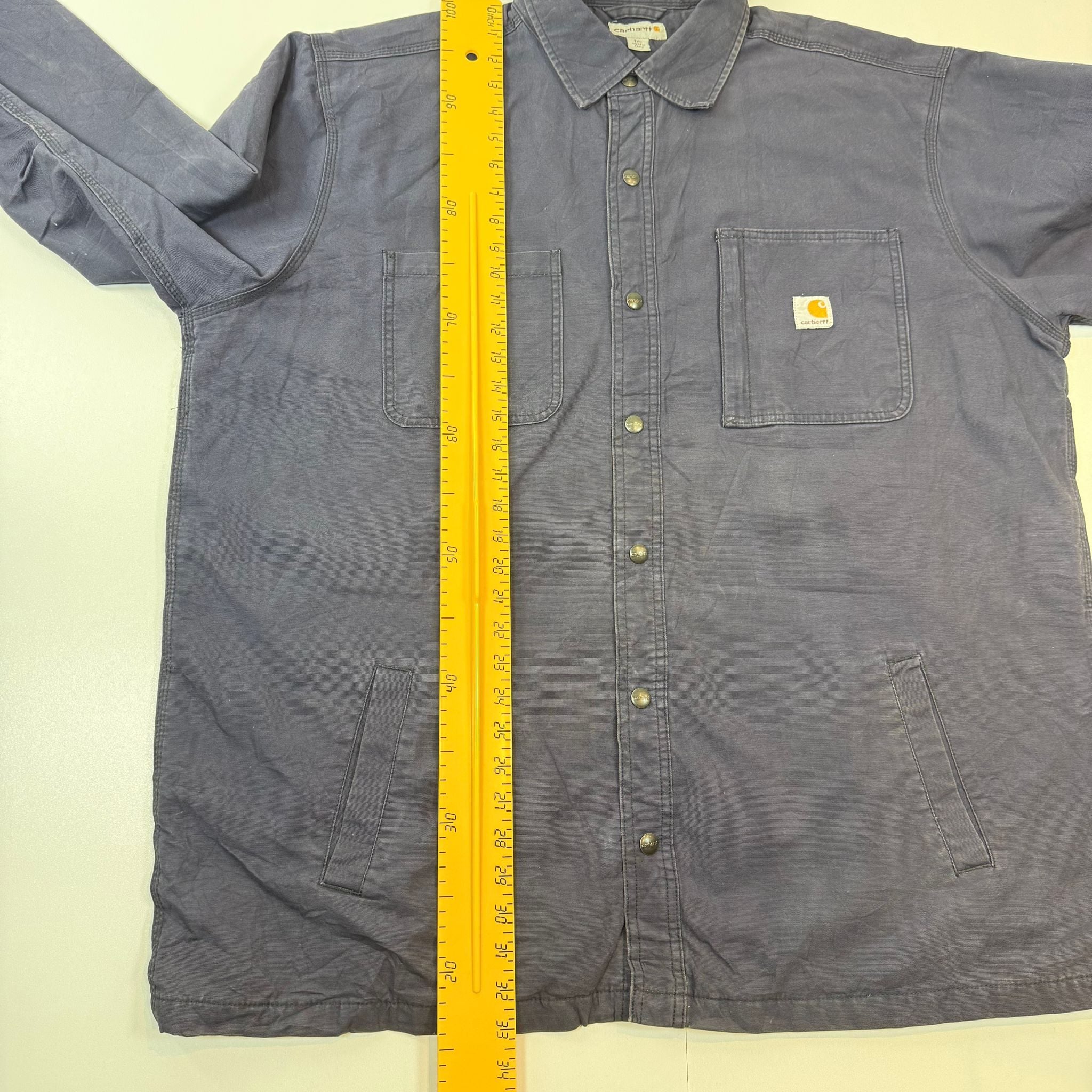 Carhartt Navy Canvas Shirt Jacket