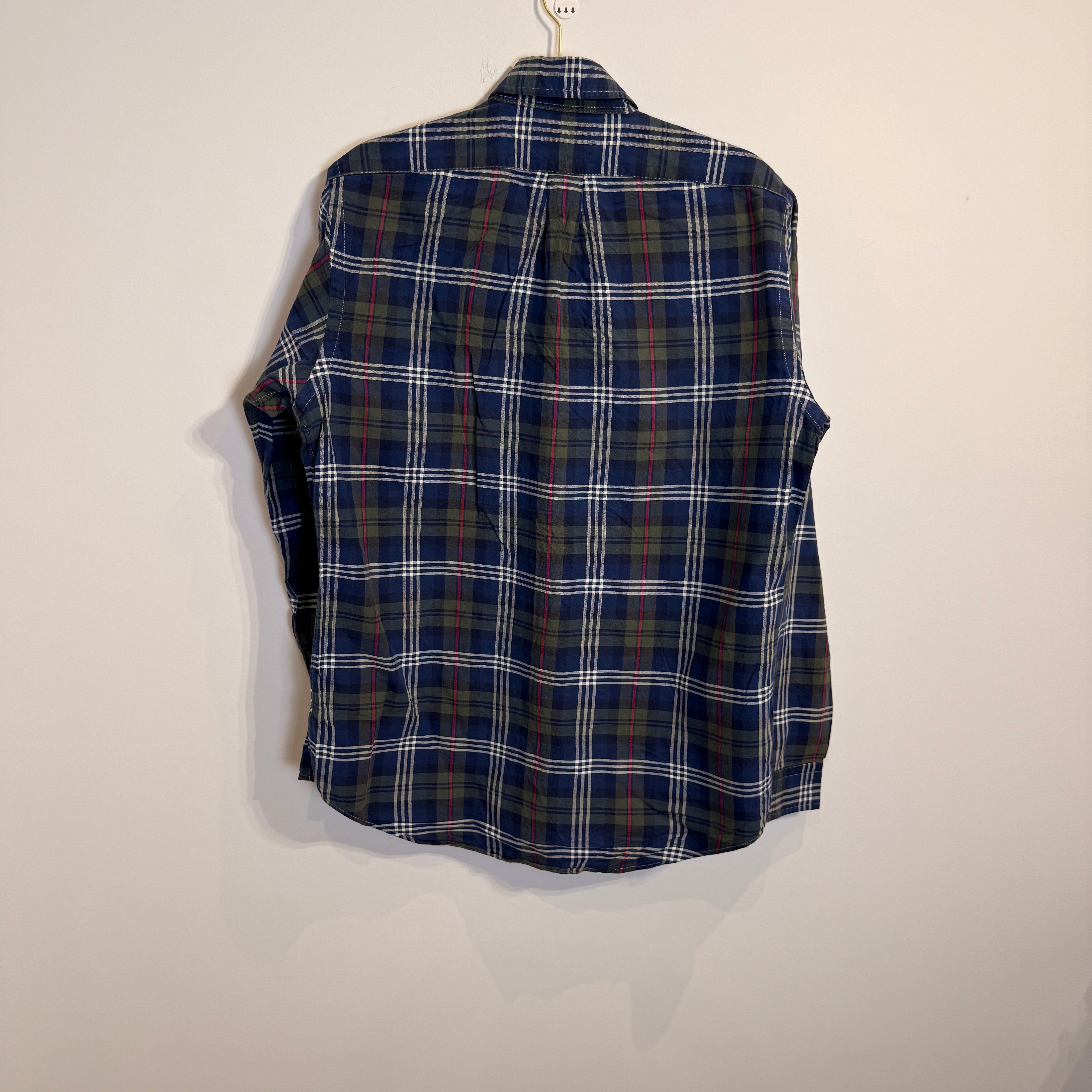 Ralph Lauren Men’s Navy Grid Oxford Shirt – P684