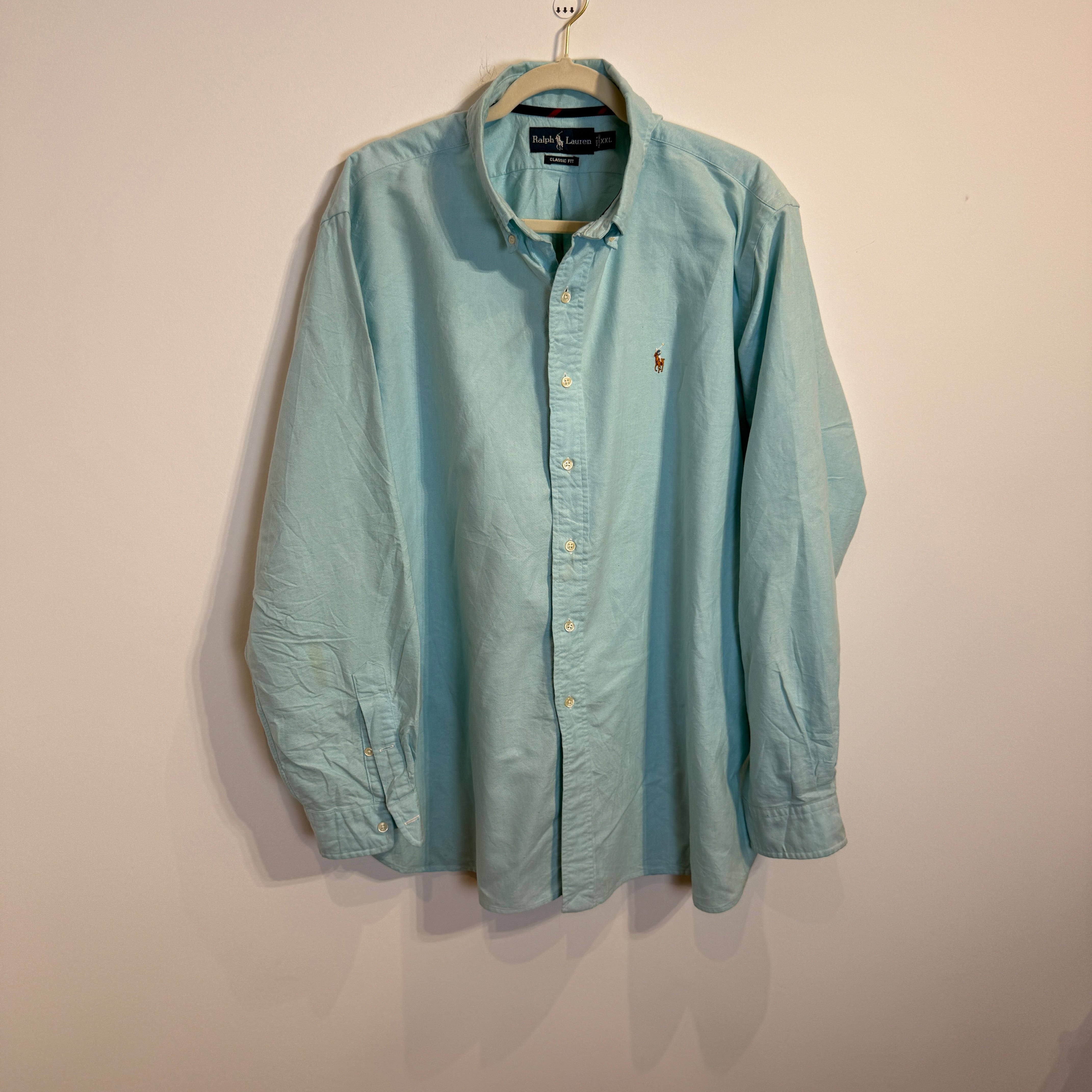 Ralph Lauren Men’s Light Blue Oxford Shirt – P685